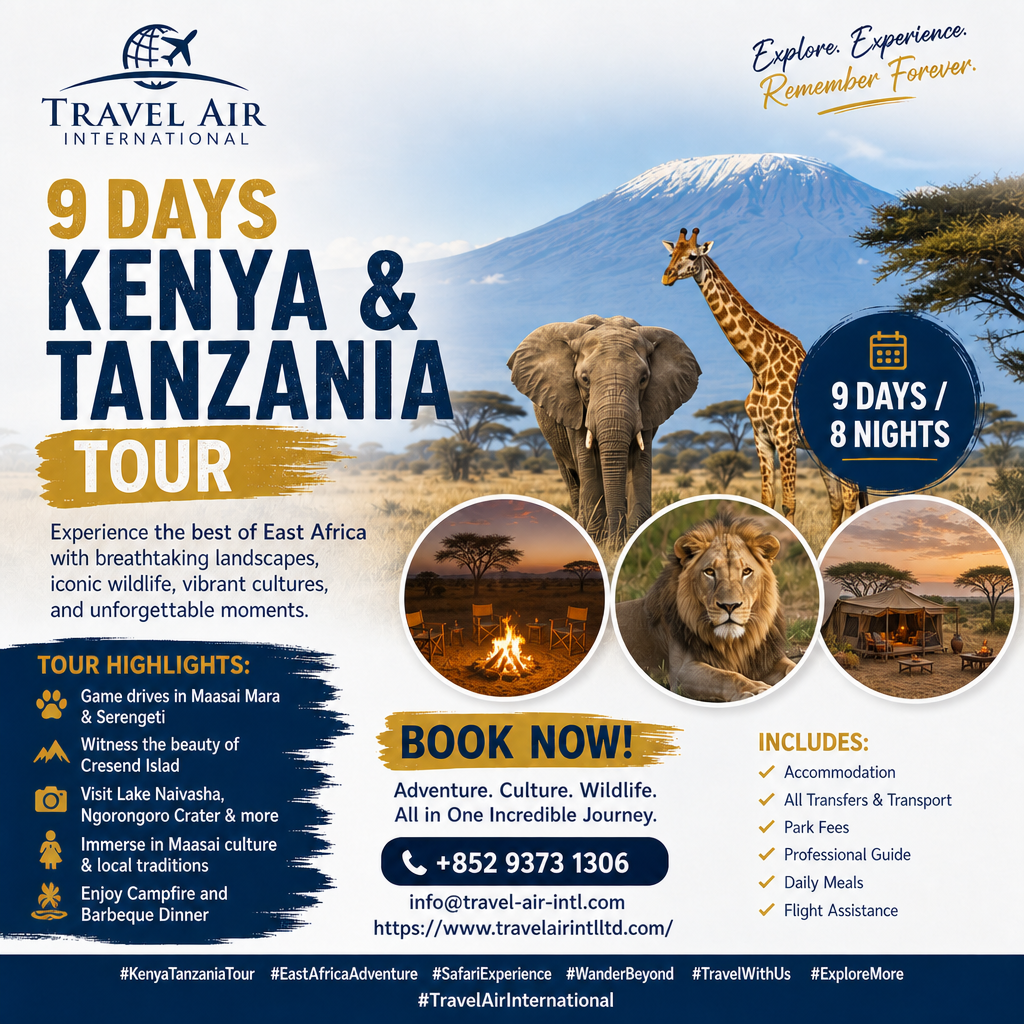 9 Days Kenya and Tanzania Safari